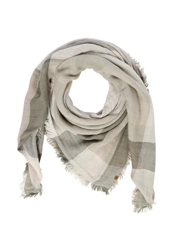 Écharpe camel active gris vert anti courant d'air taille unique