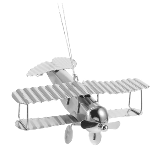 YARNOW レトロデザイン鉄製飛行機模型 精巧な細工耐久性インテリア飾り ヴィンテージクラフトオーナメント ホームデコレーション 書斎リ