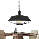 Industrieller Hängelampenschirm – Einfach Zu Montierender Lampenanhänger, Vintage-Lampenschirm | Dekorativer Lampenschirm E27 Topfdeckel-Design | Retro-Industrie-Anhänger-Lichtschirm Für Mieter, Wohnu