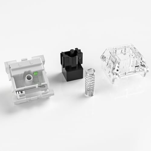 Image of Kailh Box Black Switches for Mechanical Keyboard,3-Pin 60gf Linear /Factory Lubed /Dust&Waterproof Switches(Kailh Box Black,108Pcs)