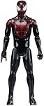 Marvel Spider-Man Titan Series Figurine d'Action Miles Morales, Échelle 12 pouces (30 cm) Jouets Super Héros pour Enfants de 4 ans et plus