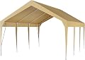 Carport Canopy 12'x20'Heavy Duty,Portable Garage Upgraded Extra Large Car Carport Canopy,Waterproof UV Resistant All-Season Tarp for Pickup Truck & Boat