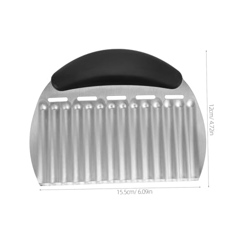 Cortador ondulado de acero inoxidable Zerodeko para papas miniatura 2