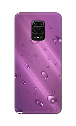 Image of PRINTFIDAA Water Bubbles in Lilac Background Printed Designer Hard Back Case Cover for Xiaomi Redmi Note 9 Pro /Redmi Note 9 Pro Max /Poco M2 Pro (6.67 inch) -(SF) MVN1005