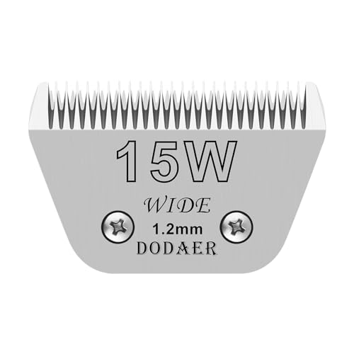 Image of 15W Dog Grooming Wide Blades,Compatible with Andis,Oster A5,Wahl KM10