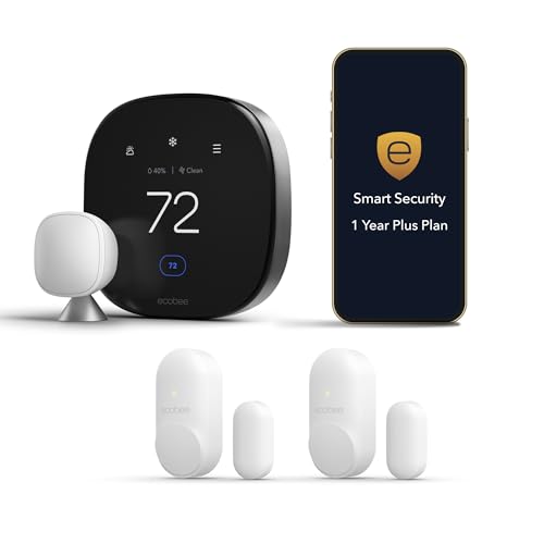 Image of ecobee Comfort & Security Bundle 1-Year Smart Security Plus Subscription