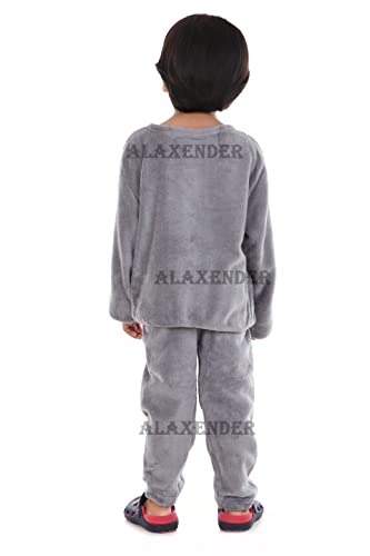 Image of Winter Night Suit for Kids Top & Pajama Set (Warm Fleece) Size (4 to 6 Years Kids)