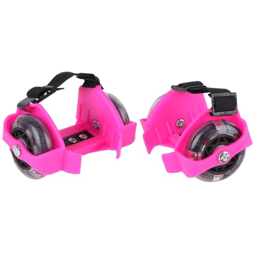 FUNOMOCYA Adjustable Wheel Heel Shoes with Light-up Skates Outdoor Roller Shoes...