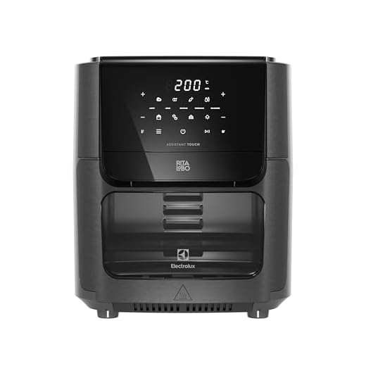 Electrolux Air Fryer Oven Electrolux por Rita Lobo 12L Digital Grafite Experience 1700W (EAF85) 220V