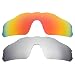 IMYTPFT Compatible/Replacement for Lenses oakleys Radar EV Pitch Red/Titanium