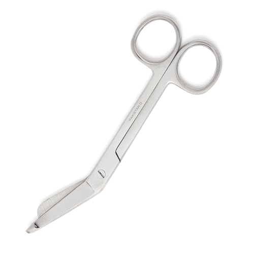 Medline Lister Bandage Scissors, Nonsterile, Single-Use, Durable Stainless Steel, 5.5 Inches, Box of 12 Each