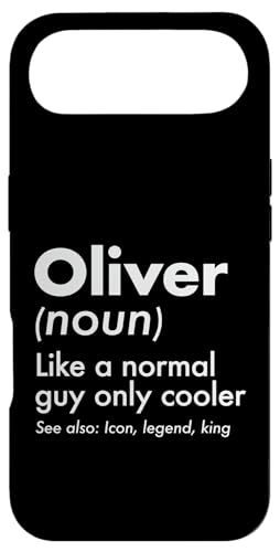 Oliver Like A Normal Guy Only Cooler Legend King �t�@�[�X�g�l�[�� �X�}�z�P�[�X iPhone Air �p