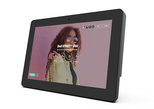 Cytem SMF-101-AIO-V5 Stationäres 10.1 Zoll (25,5cm) Tablet (OHNE AKKU) IPS-HD Touchscreen, QuadCore CPU, POE, Heimsteuerung, Automation, IP-Kamera-Monitor, Wandmontage geeignet (10.1 POE)