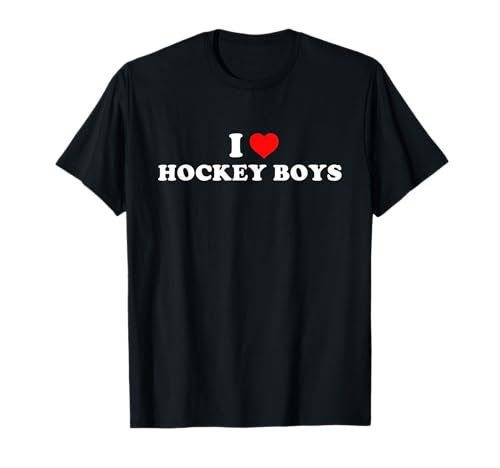 I Love Hockey Boys T-Shirt