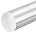 SHEUTSAN 2 PCS Round Aluminum Rod, 15.7 x 1.18 Inch Aluminum Round Stock for DIY Craft, Industrial, 6061 T651