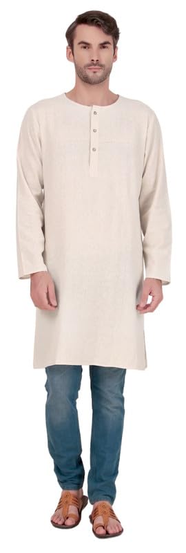 Men's Handloom Traditional Kurta Indian Ethnic Wear for Special Occasions – Ideal Gift for Men