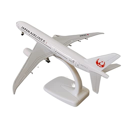 Avión Boeing B787 miniatura duradero de aleación fundida que no se rompe con ruedas 20cm