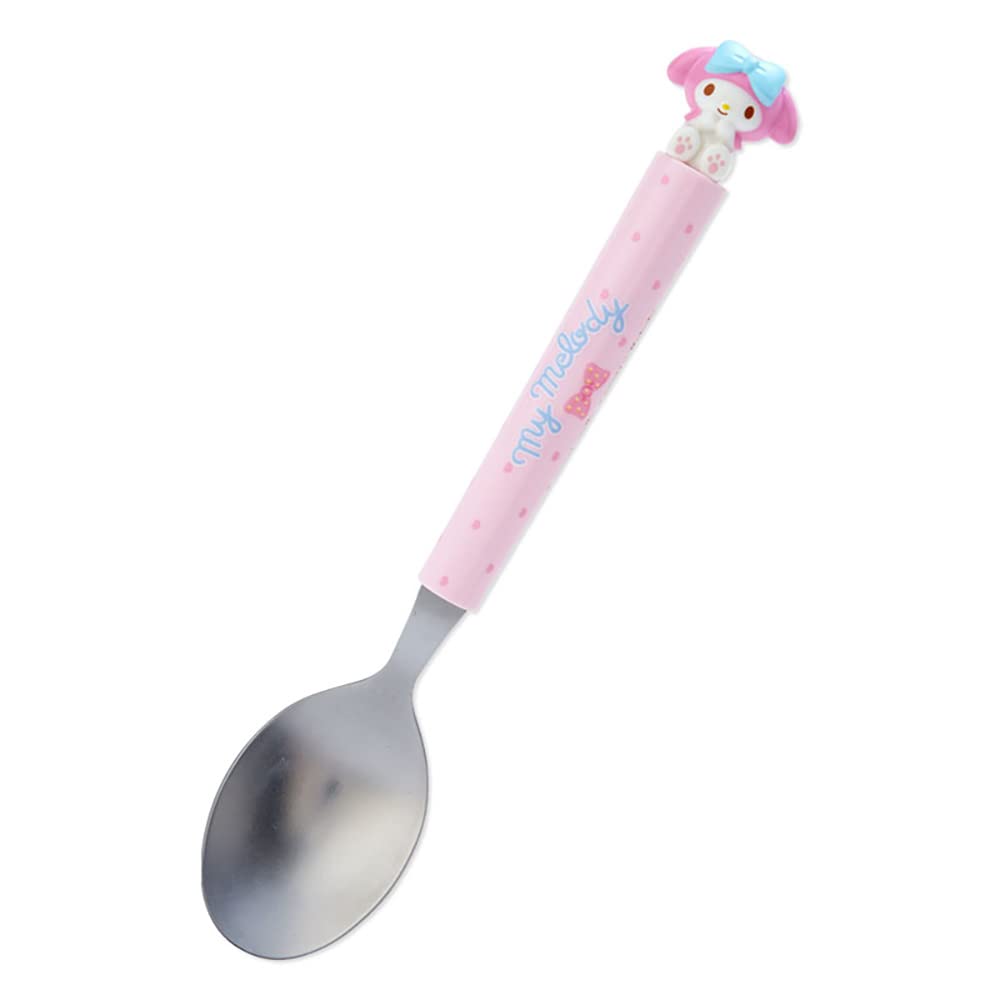 Sanrio My Melody Spoon with Mascot Figure Pink ABS Stainless Steel Japan