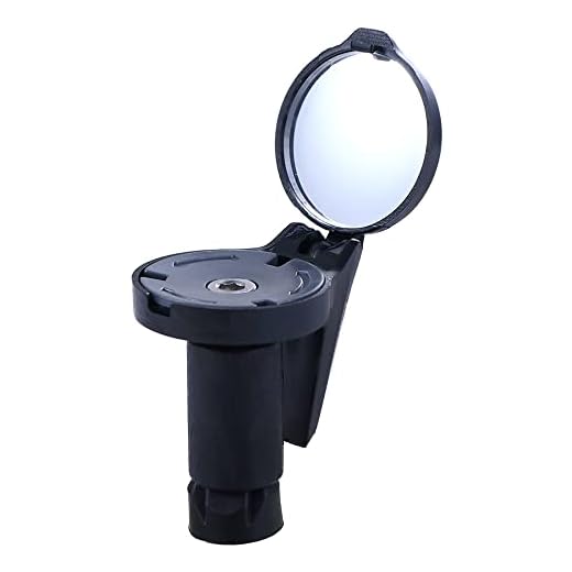 Bicycle Handlebar Rearview Mirror 1PC Cycling Foldable Strip Mirrors Bicycle Bar End Mirror Bike Drop Bar Rear View Convex Mirror Bicycle Accessories