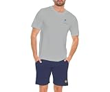 Pantalone bermuda con tasca sul retro e coulisse regolabile in grado di offrire il massimo della comodità. Questo tessuto è traspirante e ideale per un sonno piacevole