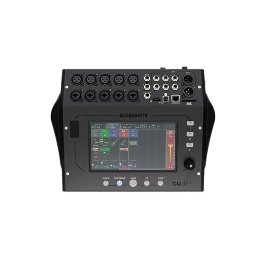 Allen & Heath CQ-12T Digital Mixer with 7" Touchscreen and Bluetooth Connectivity