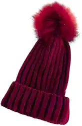 touca gorro pompom feminino forrado e quentinho