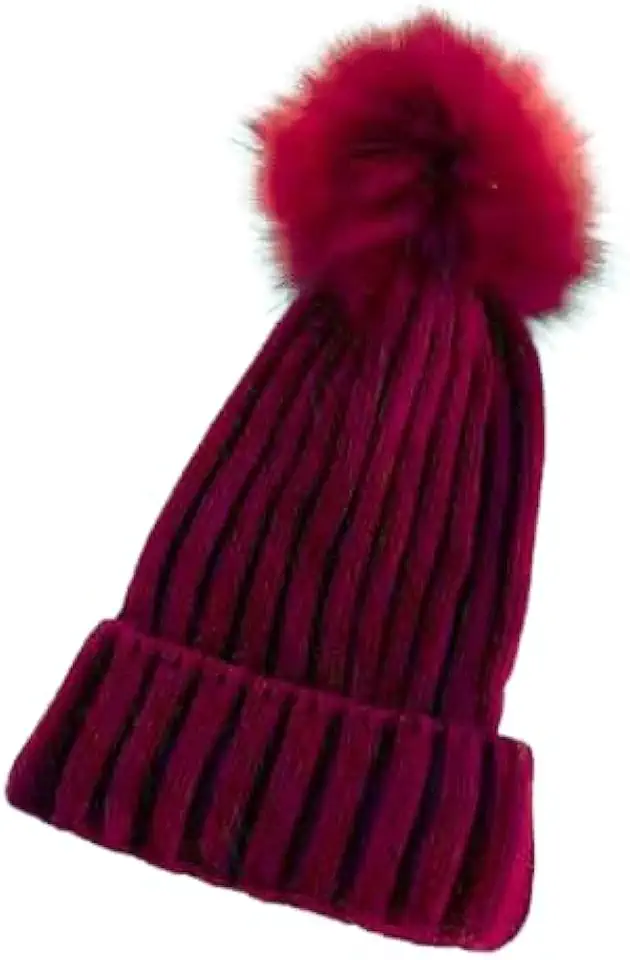 touca gorro pompom feminino forrado e quentinho