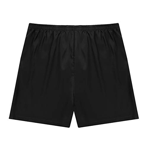 ACSUSS Mens Satin Frilly Flutter Loose Trunk Boxer Shorts Underwear Loungewear Pyjamas Pants2