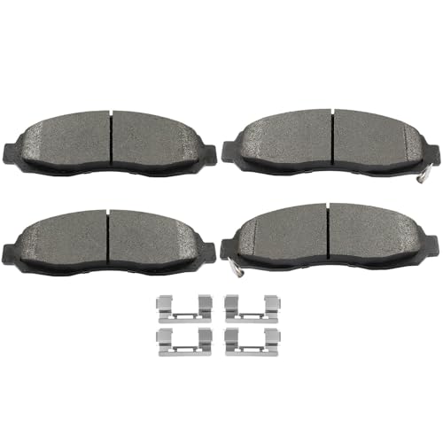 Image of SCITOO D962-7861 Disc Brake Pads Sets Front Metal Brake Pads w /Hardware