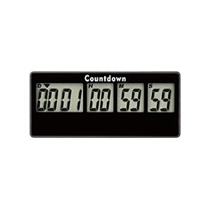 YOOREAL Digital Kitchen Timer,Retirement Countdown Timer 9999 Days,Magnet