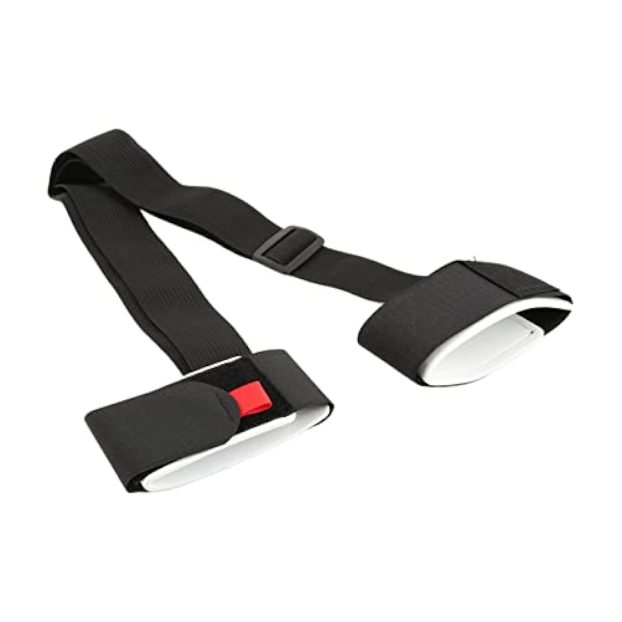 Ski Straps Elastic Strap and Carrier Adjustable Design for Travel Black