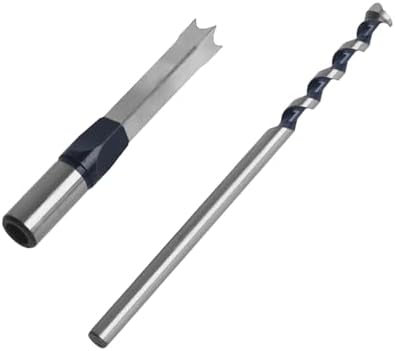 1/2 Inch Square Hole Drill Bit, High-Carbon Steel Hollow Chisel Mortiser Attachment for Woodworking, Professional Power Tool Accessory
