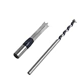 YXQ Square Hole Drill Bit, 1/2' Mortise Chisel High-Carbon Steel Hollow Power Tool for Woodworking