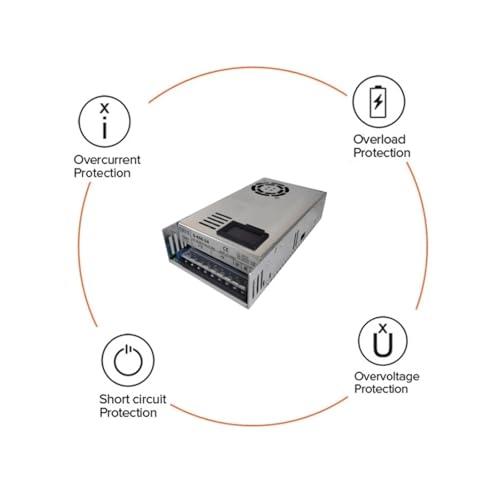 Alimentation à découpage réglable 600W de 0 à 100V avec affichage numérique précis - 5