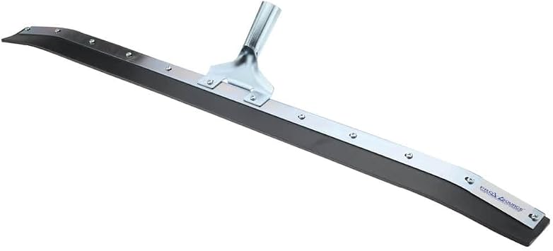 PRO SOURCE Extra-Wide 36" Petroleum-Resistant Curved-Blade Floor Squeegee Crimps onto The end of The Handle