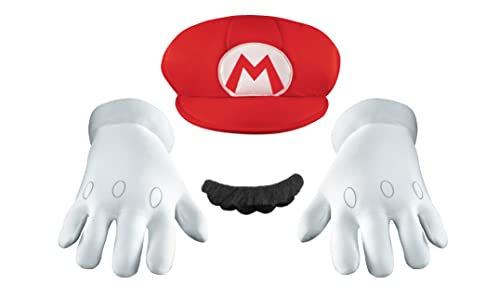 Super Mario Bros DISX73790 Super Accessories for Adults, Nintendo Costume, Mario Accessory Set, Unit Size - Image 3