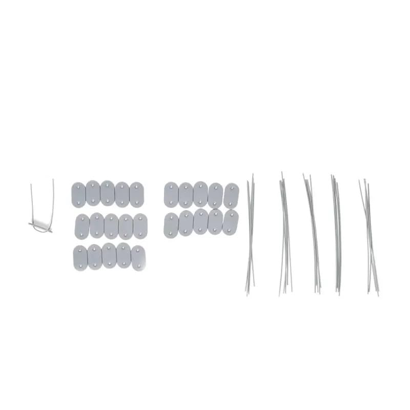 Canisse PVC occultant simple face 1,5x5m gris - Kit de fixation inclus