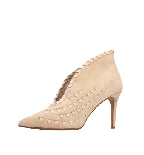 Cecelia New York Merrick Black Pull On High Heel Pointed Toe Fashion Ankle Boots