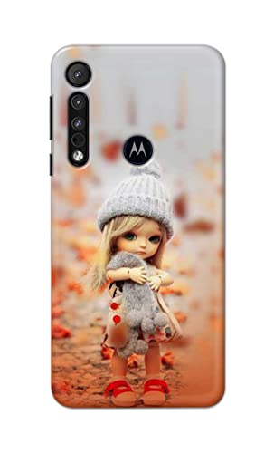 Image of PRINTFIDAA Doll Cute Girl Amazing Beauty Little Kid Child Playing Hard Back Cover for Motorola One Macro Back Cover -(P6) KAT1001