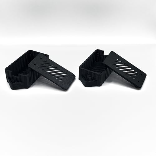 ESP32 Case, 2-Pack, Protective Enclosure with Mounting Holes | Fits 30-Pin ESP-WROOM-32 | Snap-On Design for Permanent Installations & Passthrough Access