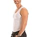 Insta Slim -Made in USA- Compression Tank-Top Shapewear for Men. Tummy Control Slimming Body-Shaper Undershirt for Back Support, Beer Belly, and Gynecomastia (White, X-Large)