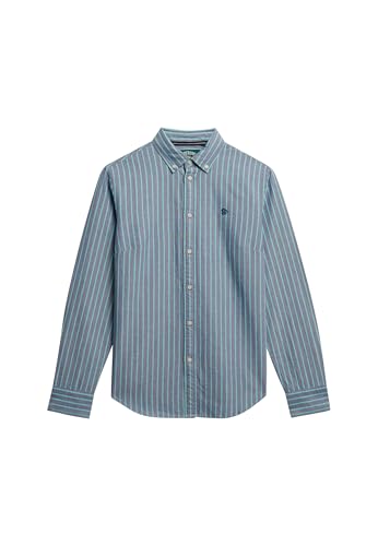 Superdry Slim Oxford Bd Long Sleeve Shirt M