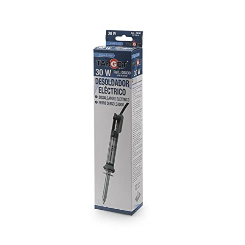 TARGET DSI30 - Desoldador Eléctrico - Desoldador de Estaño - 230V - 50Hz - Electrónica - 30 W - Extractor de Estaño - Con Soporte
