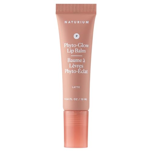 Naturium Phyto-Glow Lip Balm | With Shea Butter & Squalane, Sheer Tinted Colour | 10 ml, Latte