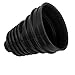 CV Axle Dust Cover Long Service Head Clamp Kit for All Car, Prevents Dust Entry for Auto Repair Shops (Black)