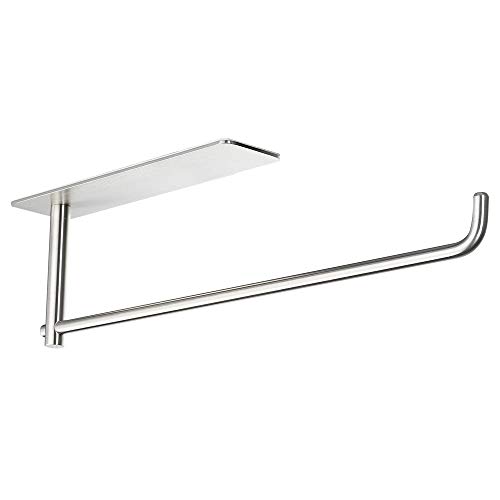 image for MOTYYA Kitchen Roll Hanger, Paper Towel Holder Under Kitchen Cabinet S