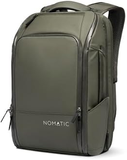 NOMATIC Travel Pack - Water Resistant Anti-Theft Bag- Flight Approved Carry On Laptop Bag- Computer Backpack- Tech Backpack