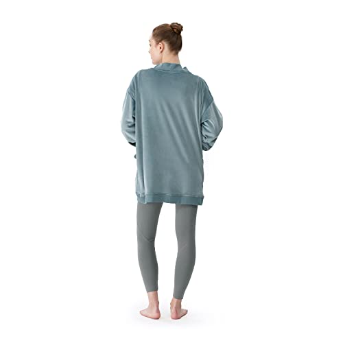 Berkshire Blanket Lightweight Women's Fleece Cardigan #TOP11