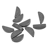 ULTECHNOVO 10 Stück Teiliges Set von Metal Woodruff Schlüsseln für Atv und Skateboard Crankshaft Schlüssel und Kupplungs Keil für Robuste im Outdoor Einsatz