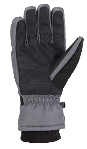 Carhartt Men's W.P. Waterproof Insulated Glove Cold Weather, Dark Grey/Black, Medium